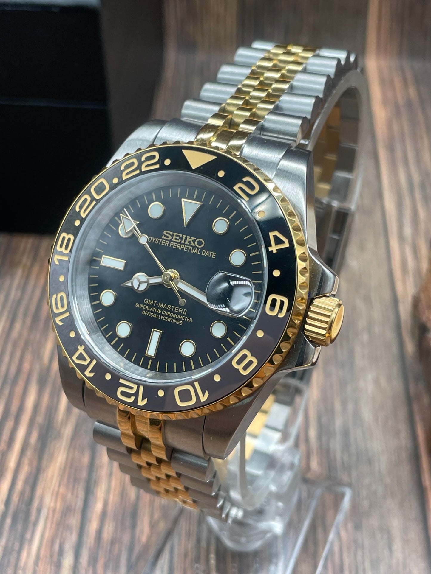 GMT Two-Tone Silver & Gold