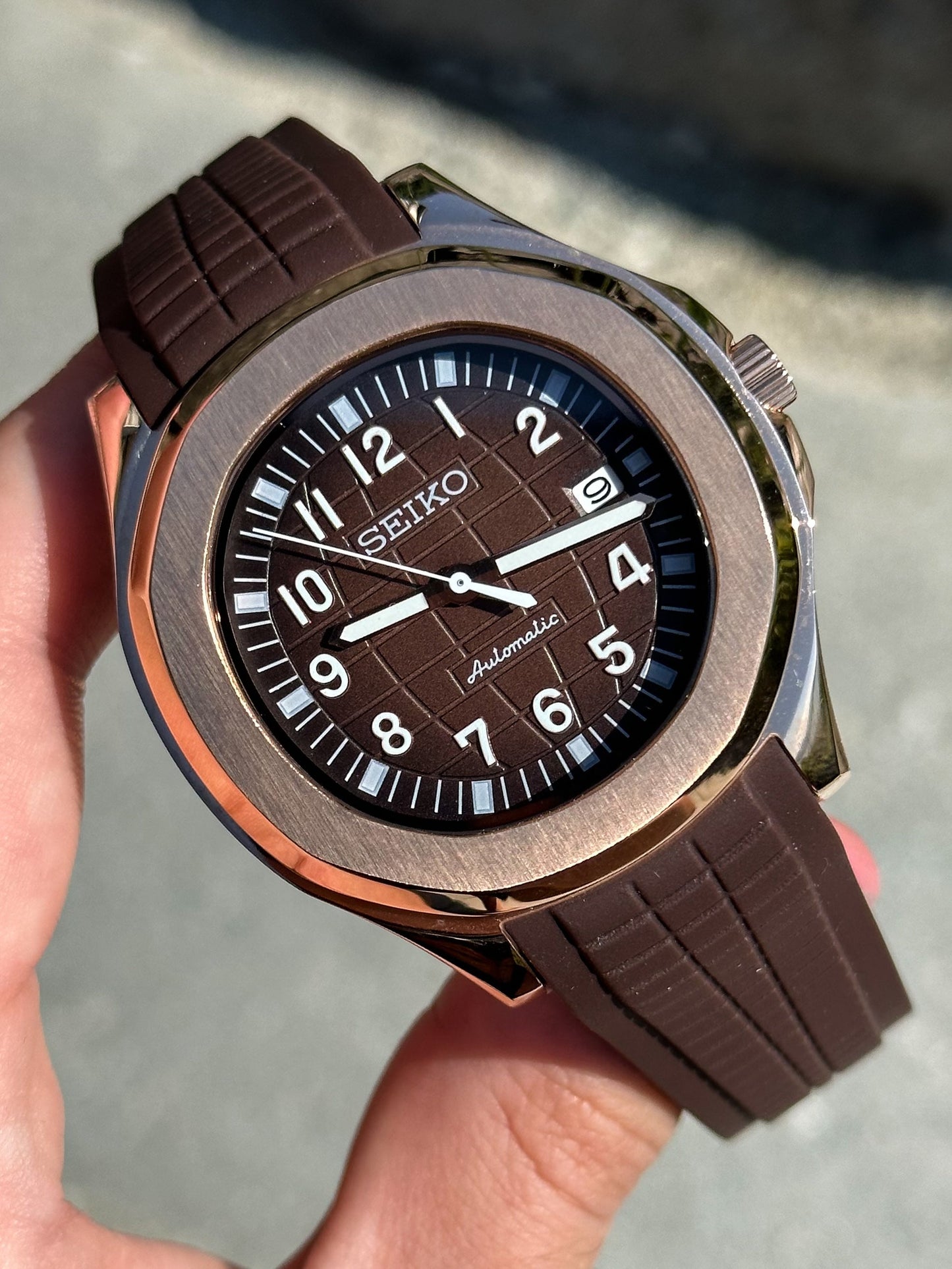 Aquanaut Rose Gold Brown