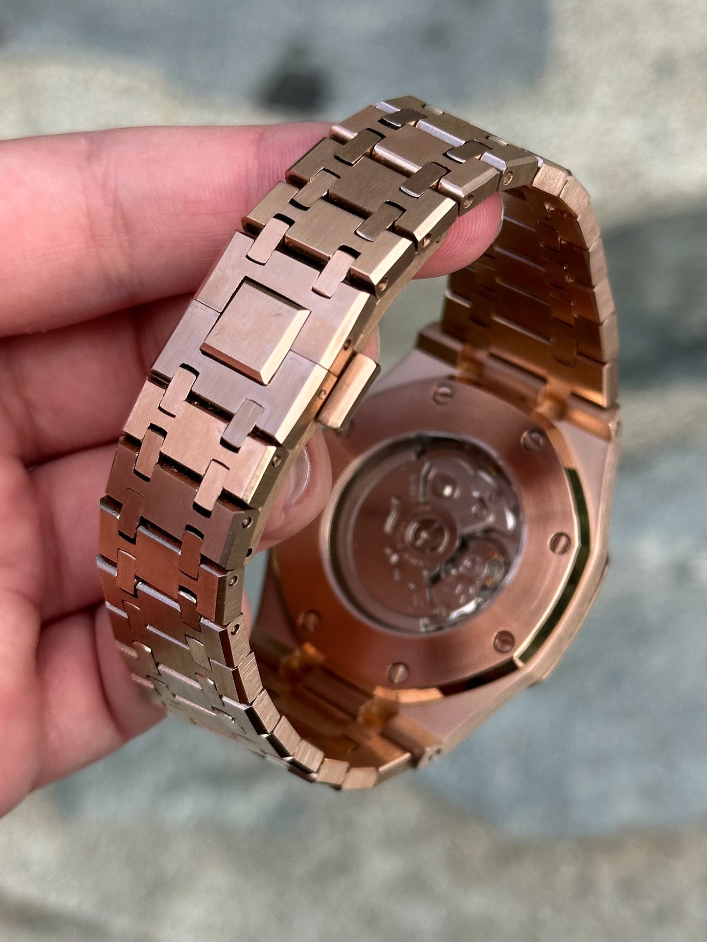 Royal Oak Rose Gold White