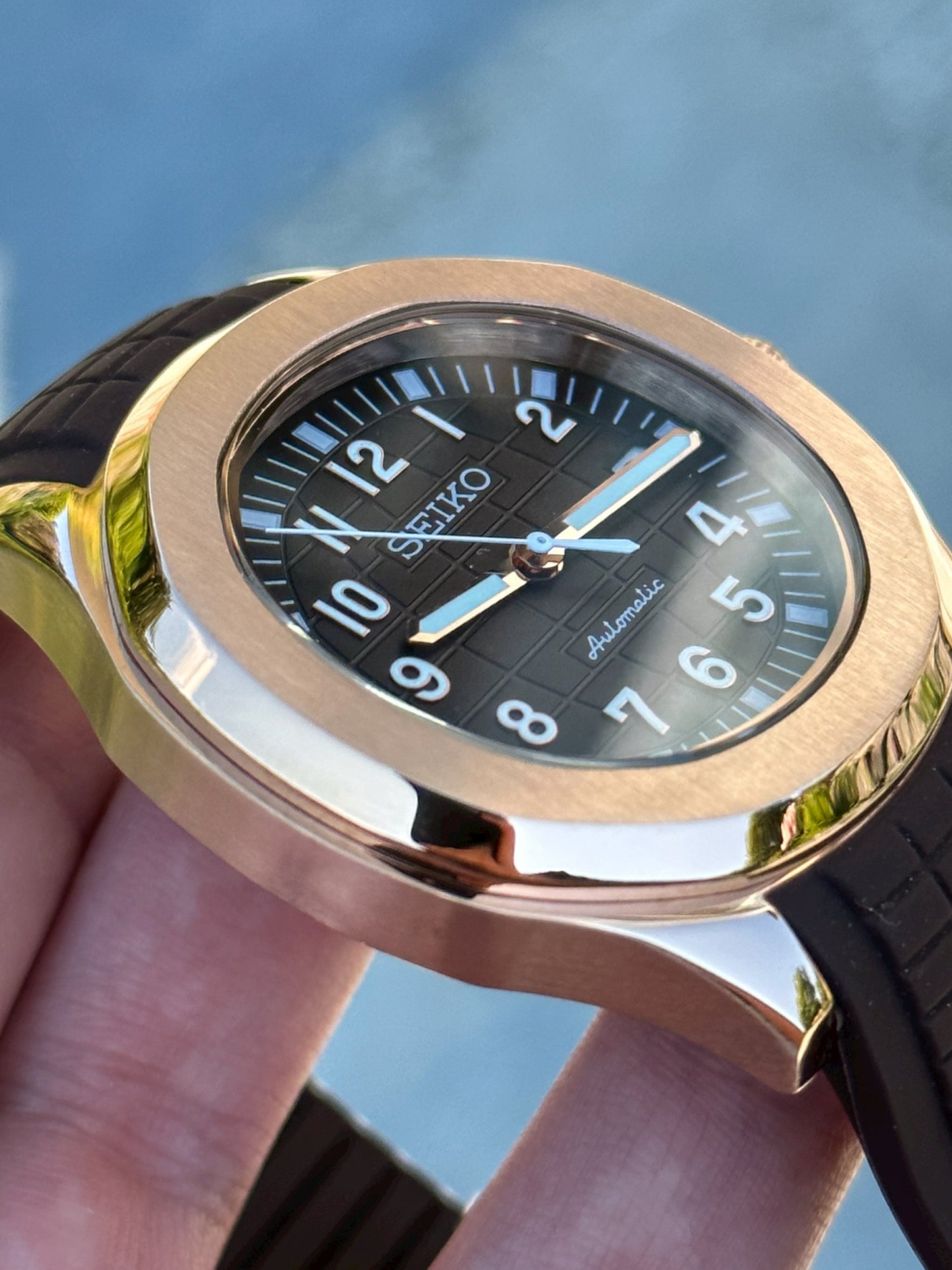 Aquanaut Rose Gold Brown