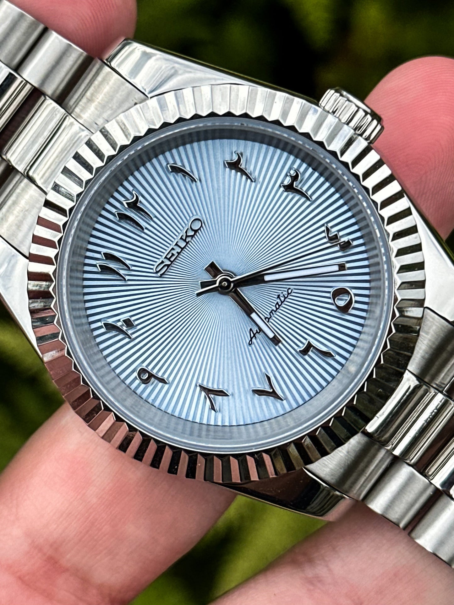 Datejust Arabic Light Blue