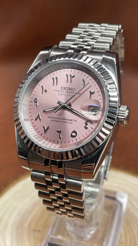 Datejust Arabic Pink