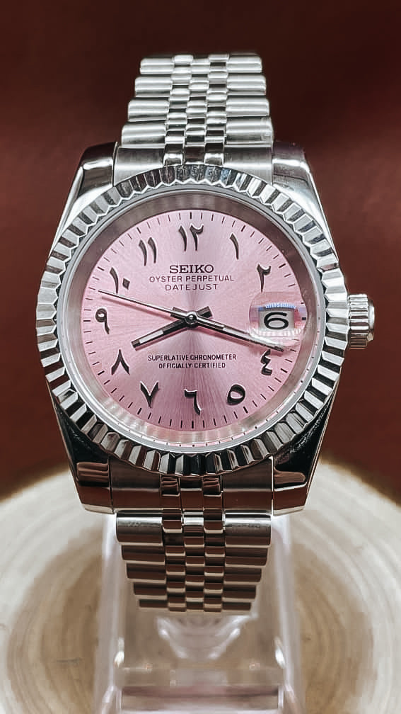 Datejust Arabic Pink