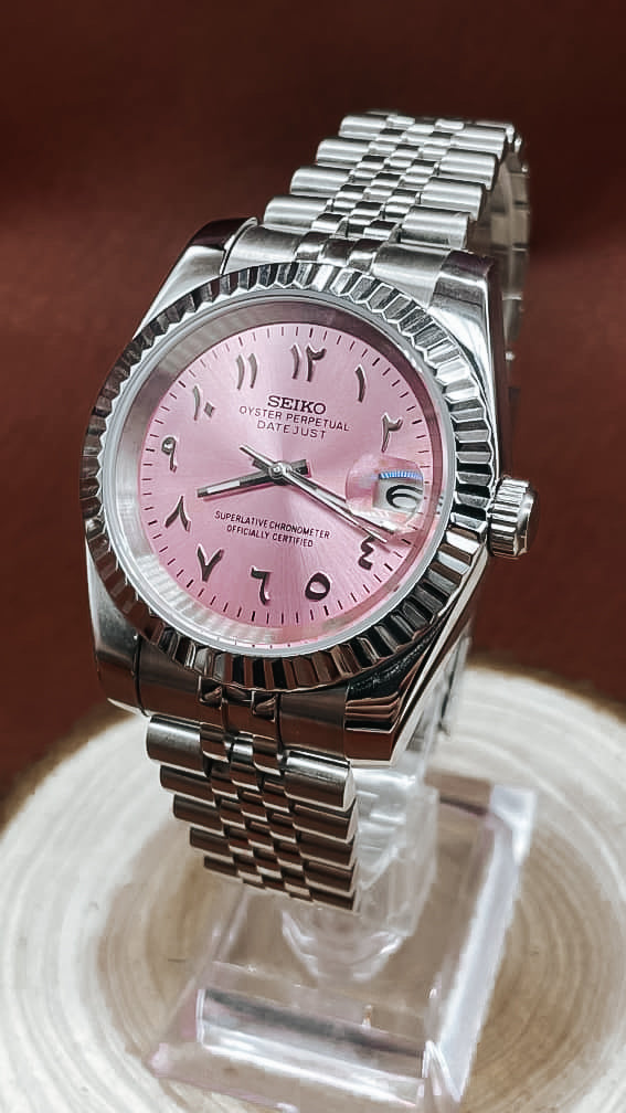 Datejust Arabic Pink