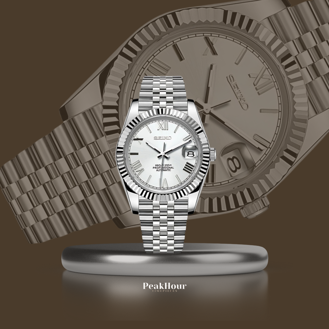 Datejust Roman White