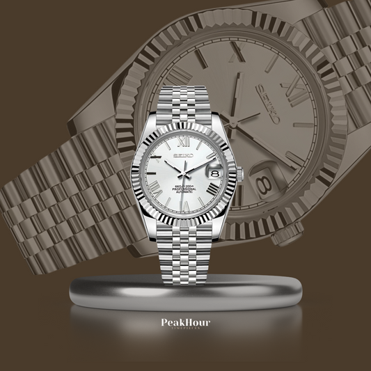 Datejust Roman White